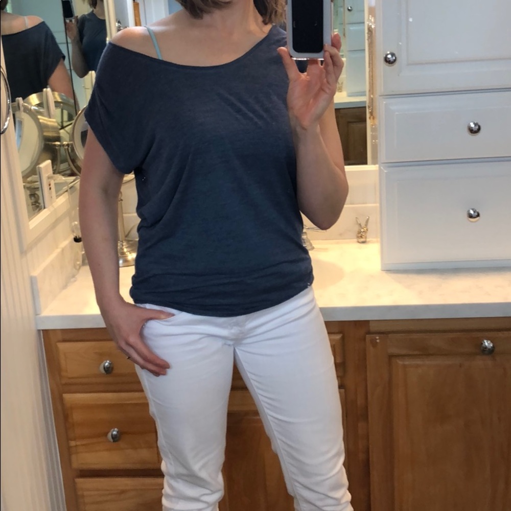 Soft as butter blue tee